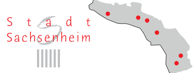 Jubil&auml;umslogo der Stadt Sachsenheim